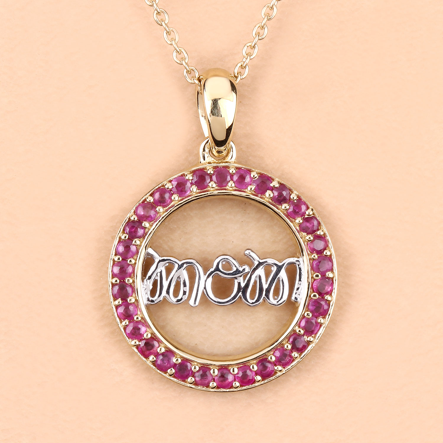 0.64 Carat Genuine Ruby .925 Sterling Silver Pendant 0.64 C.T.W Sterling Silver - view 8