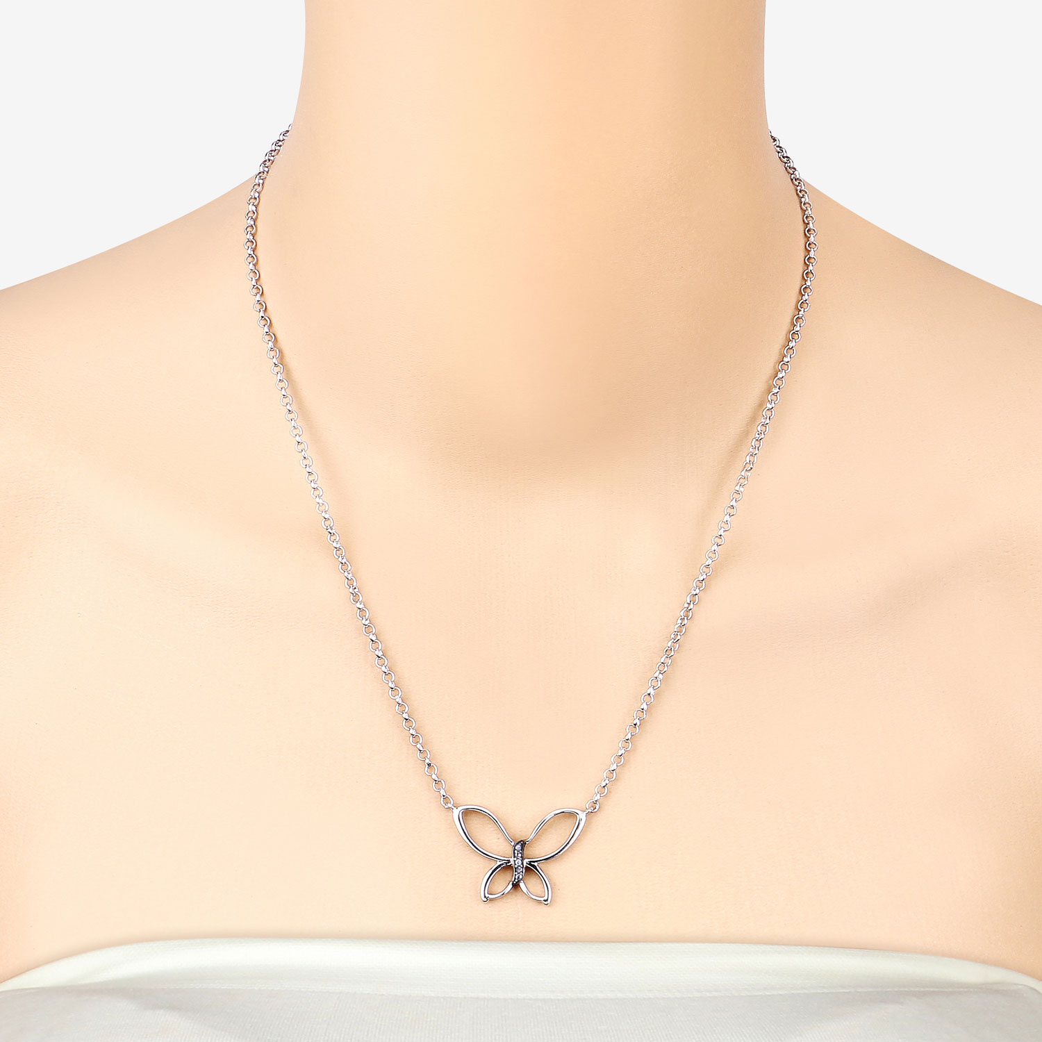 0.10 Carat Genuine Tanzanite .925 Sterling Silver Pendant 0.10 C.T.W Sterling Silver - view 6