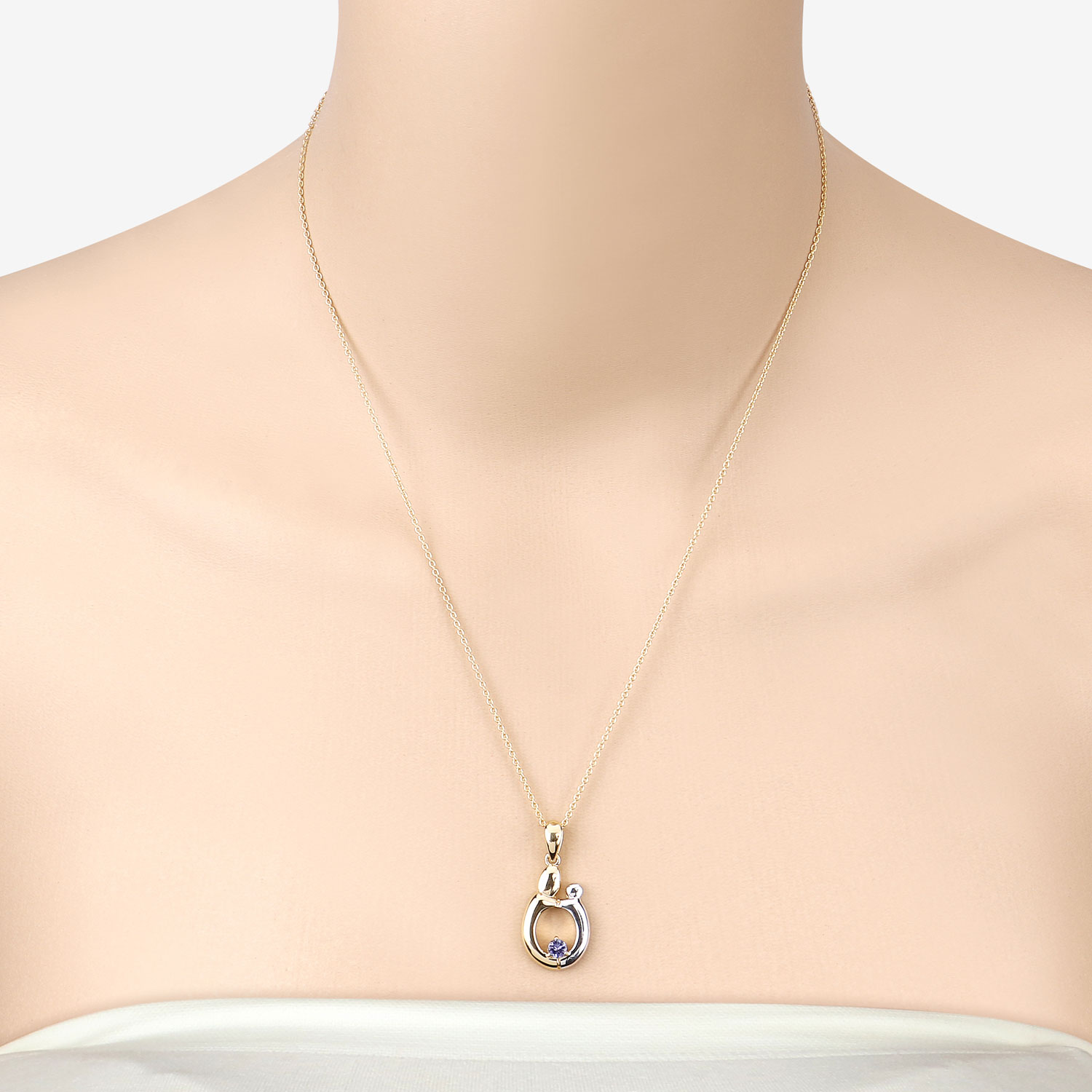 0.19 Carat Genuine Tanzanite .925 Sterling Silver Pendant 0.19 C.T.W Sterling Silver - view 6