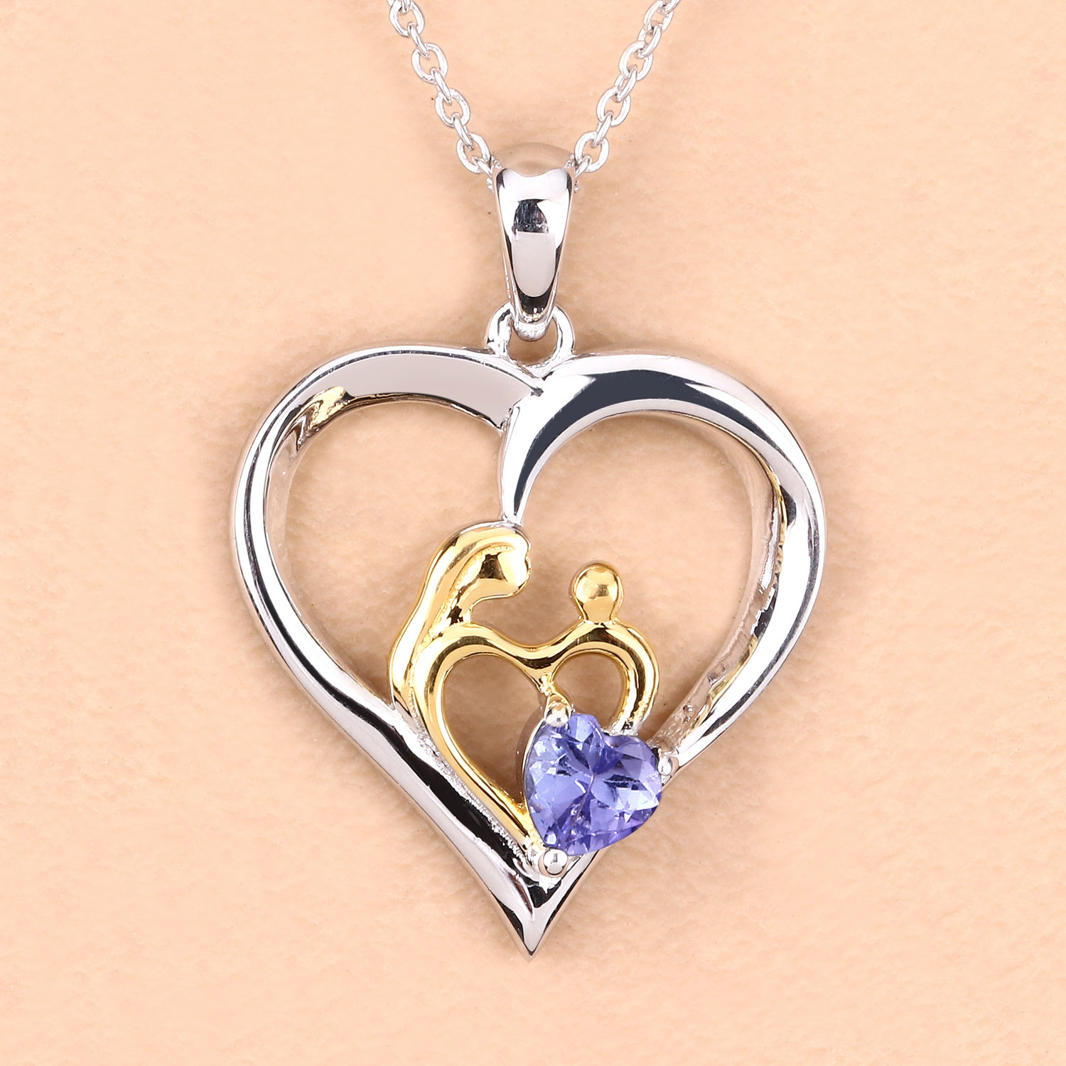 0.45 Carat Genuine Tanzanite .925 Sterling Silver Pendant 0.45 C.T.W Sterling Silver - view 7