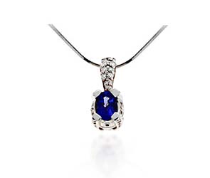 Tanzanite & Diamond Designer Pendant