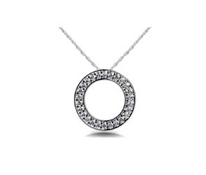 Diamond Circle Pendant