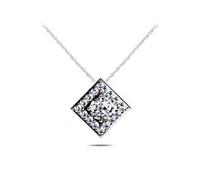 Diamond Squared Designer Pendant