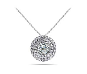 Diamond Circles Designers Pendant