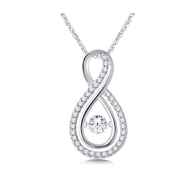 Modeling Diamond Pendant 1/3 Carat Total Weight