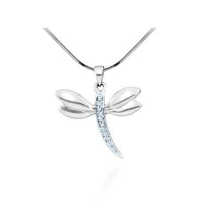 Ladies Diamond Butterfly Pendant .03 Carat Total Weight 0.03 Carat Total Weight
