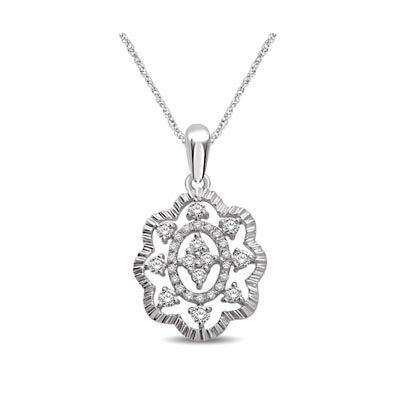 Diamond Fashion Pendant 1/4 Carat Total Weight