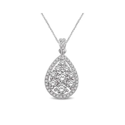 Diamond Fashion Pendant .90 Carat Total Weight