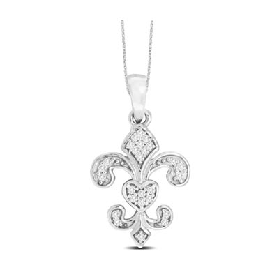 Diamond Fashion Pendant 0.05 Carat Total Weight