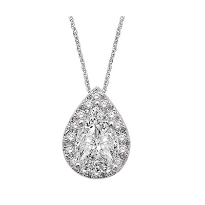 Lovecuts Diamond Pendant 1/3 Carat Total Weight