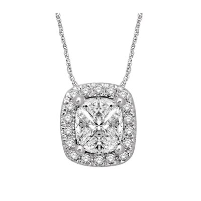 Lovecuts Diamond Fashion Pendant 1/3 Carat Total Weight