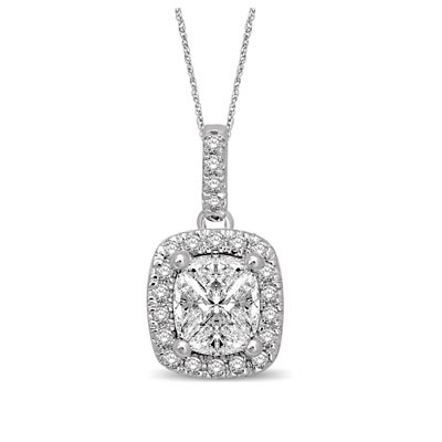 Lovecuts Diamond Fashion Pendant 3/8 Carat Total Weight