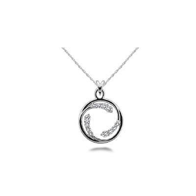 Circle of Life Ilusion Diamond Pendant 1/4 Carat Total Weight