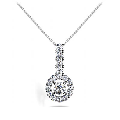 Diamond Designer Pendant 1.0 Carat Total Weight