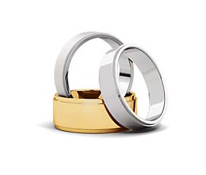 Flat Edge Wedding Band