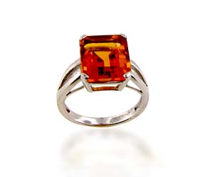 Citrine Ring<br> 6.0 Carat Total Weight