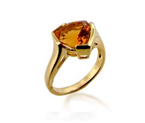 Citrine Ring<br> 3.4 Carat Total Weight