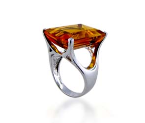 Citrine Ring<br> 19.9 Carat Total Weight