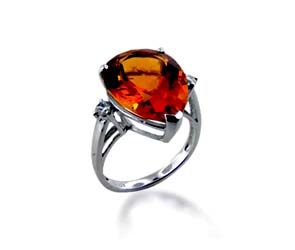 Citrine Ring<br> 7.5 Carat Total Weight