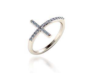 Christian Cross Style Ring