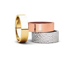 Flat Wedding Band