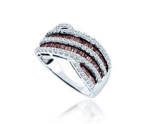 Champagne Diamond Fashion Ring<br> 1.52 Carat Total Weight