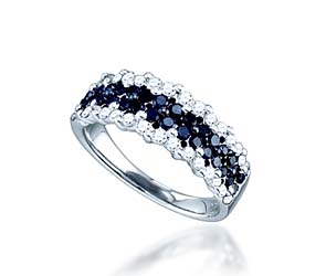 Black Diamond Fashion Ring<br> 1.12 Carat Total Weight