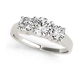 3 Stone Engagement Ring