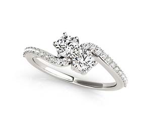 Two Stone Diamond Ring