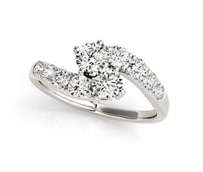 Two Stone Diamond Ring