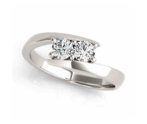 Diamond 2 Stone Ring