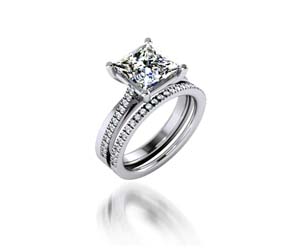 Princess Cut Diamond Engagement Ring