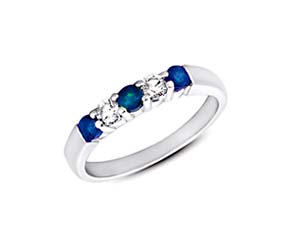 Sapphire & Diamond Ring