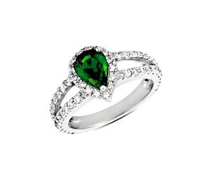 Emerald & Diamond Ring