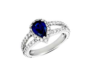 Sapphire & Diamond Ring