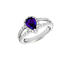 Tanzanite & Diamond Ring