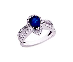 Sapphire & Diamond Ring