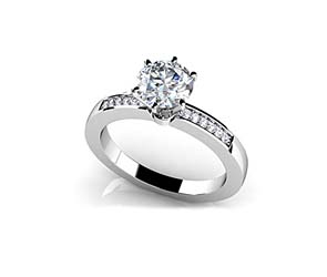 Diamond Accent Engagement Ring