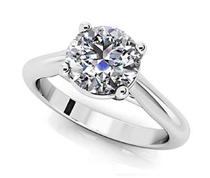 Round Brilliant Cut Diamond Solitaire Ring