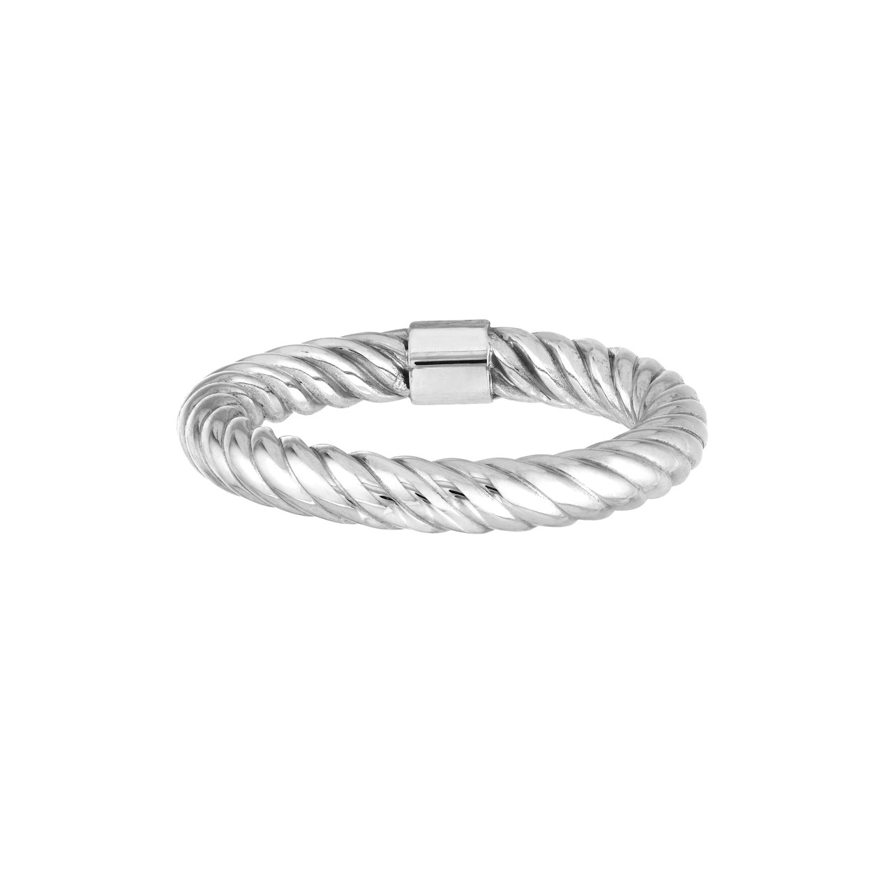 Twisted Rope Tube Ring