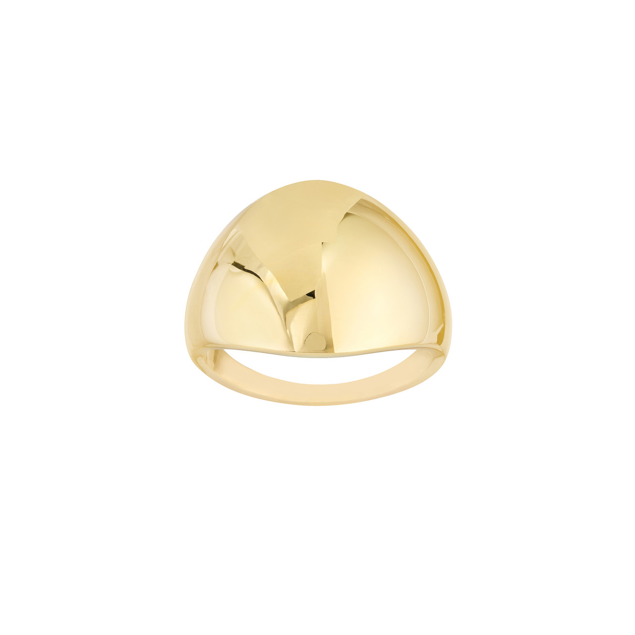 Graduated Dome Signet Ring - RMID-TM022070 | USA Jewels