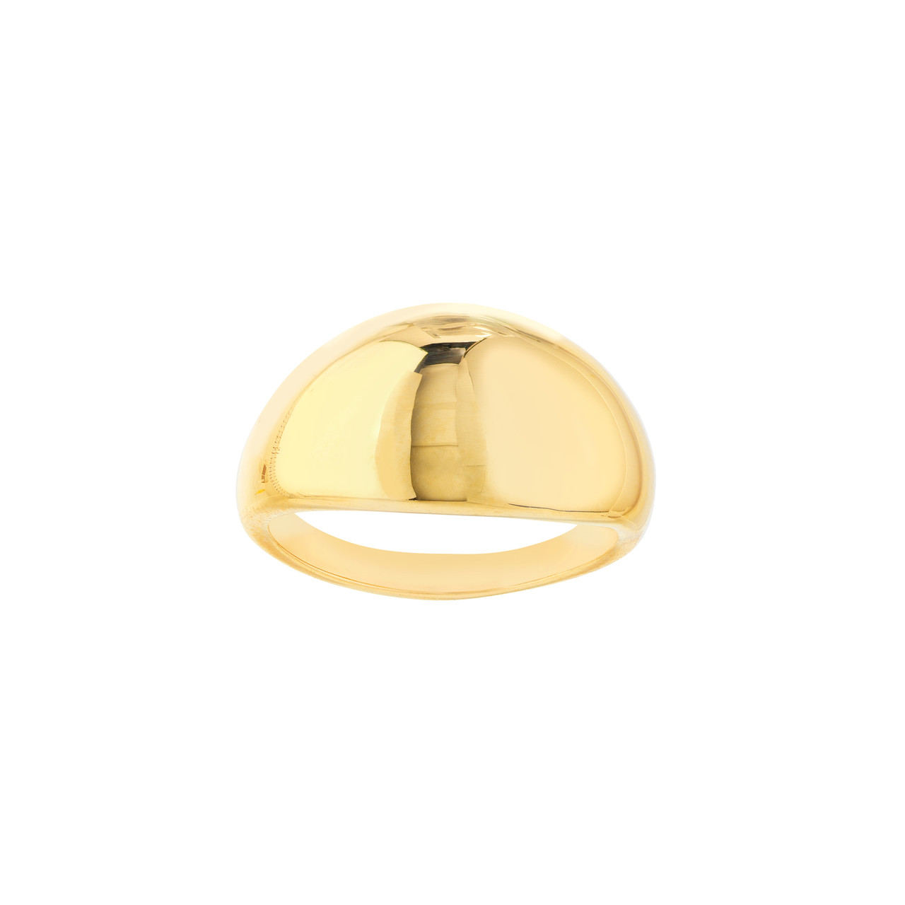 Graduated Narrow Dome Signet Ring - RMID-TM022071 | USA Jewels