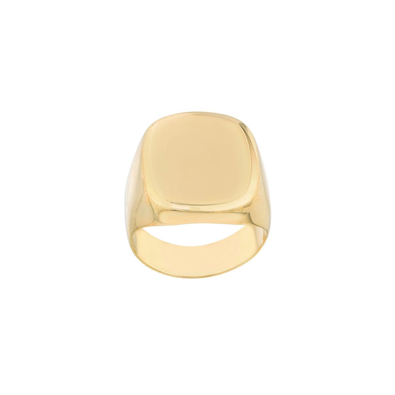 Engravable Soft Rectangle Signet Ring - RMID-TM022076 | USA Jewels