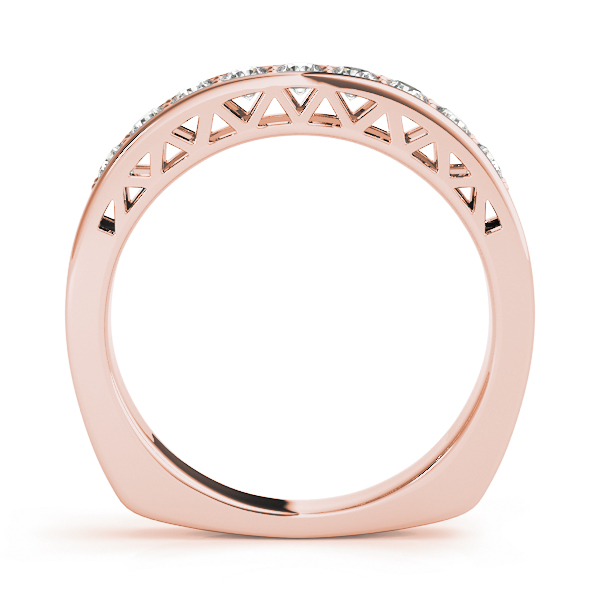  Ladies Single Row Prong In Channel Wedding Ring 1.08 Carat Total Weight   (Lab-Created) 1.08 C.T.W 10K yellow, white or rose gold - view 6