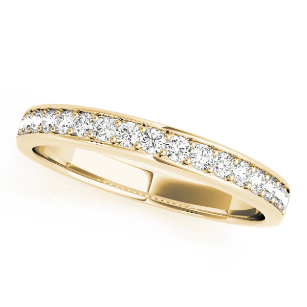  Ladies Channel Set Wedding Rings 0.68 Carat Total Weight   (Lab-Created) 0.68 C.T.W 10K yellow, white or rose gold - view 3