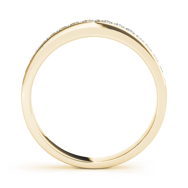  Ladies Channel Set Wedding Rings 0.68 Carat Total Weight   (Lab-Created) 0.68 C.T.W 10K yellow, white or rose gold - view 4