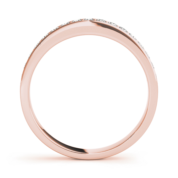  Ladies Channel Set Wedding Rings 0.68 Carat Total Weight   (Lab-Created) 0.68 C.T.W 10K yellow, white or rose gold - view 6