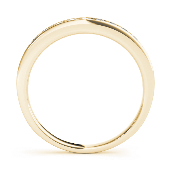  Ladies Channel Set Wedding Rings 0.44 Carat Total Weight   (Lab-Created) 0.44 C.T.W 10K yellow, white or rose gold - view 4