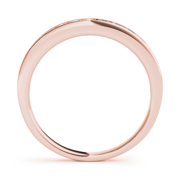  Ladies Channel Set Wedding Rings 0.44 Carat Total Weight   (Lab-Created) 0.44 C.T.W 10K yellow, white or rose gold - view 6