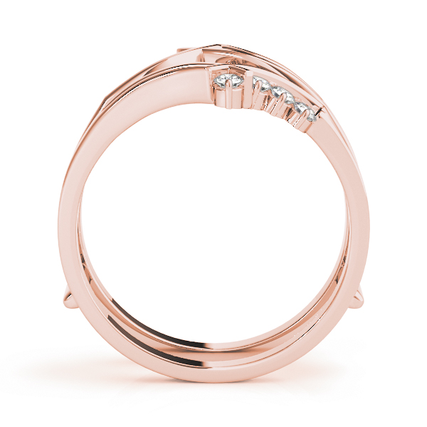  Ladies Engagement Ring Wrap 1/3 Carat Total Weight 0.17 CT 0.34 C.T.W Platinum - view 5
